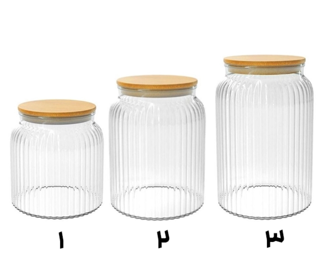 بانکه شیشه ای دومان مدل کوکو سایز ۳