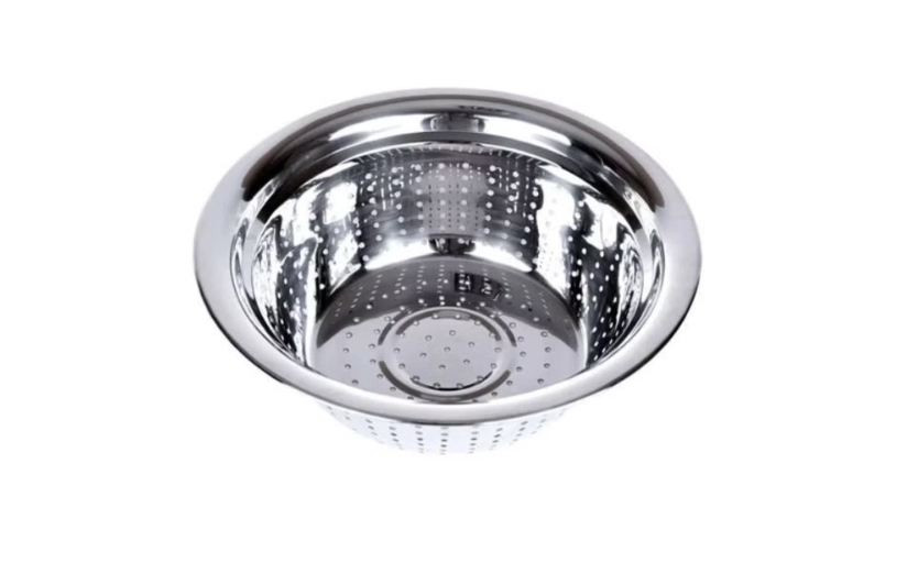 آبکش استیل لب برگردان یونیک سایز ۲۲