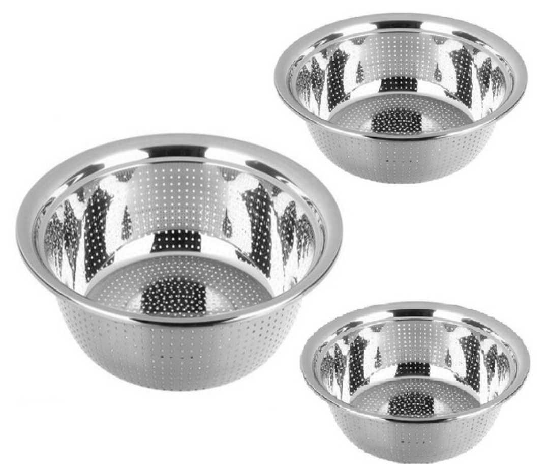 آبکش استیل لب برگردان یونیک سایز ۳۴