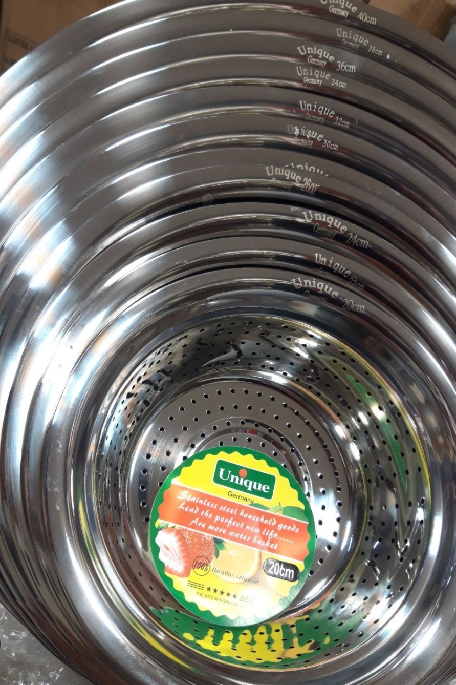 آبکش استیل لب برگردان یونیک سایز ۴۰