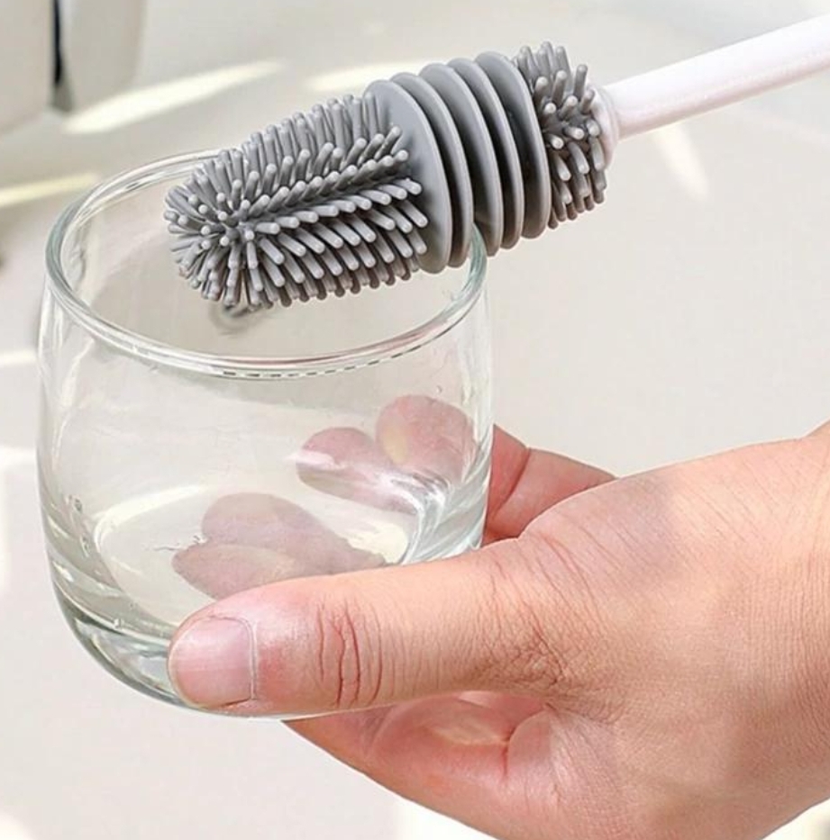 برس شستشوی بطری و لیوان سیلیکونی خارجی