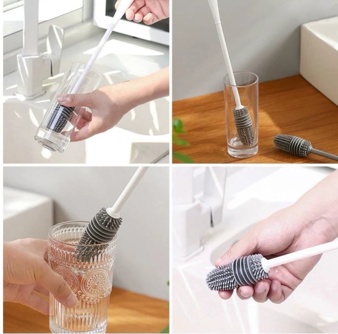 برس شستشوی بطری و لیوان سیلیکونی خارجی