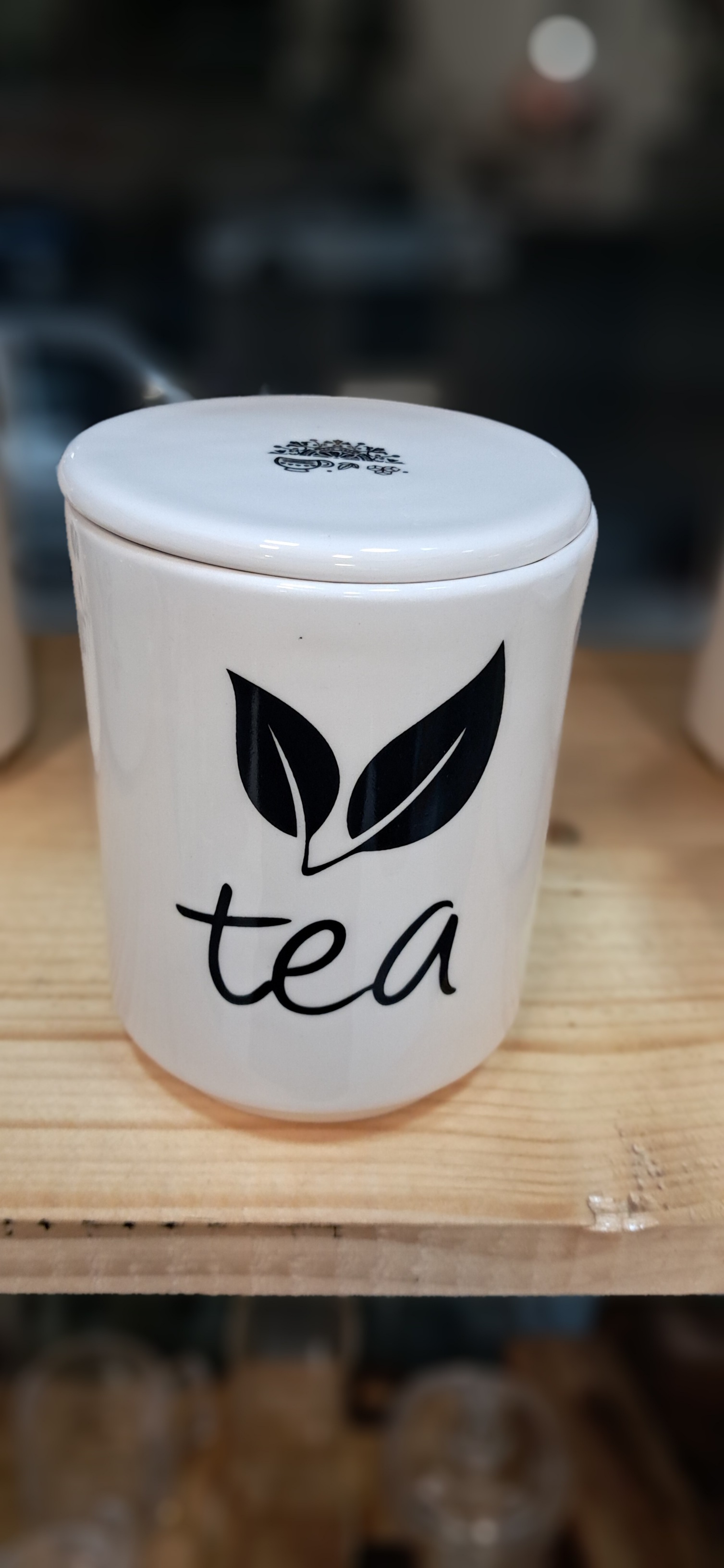 ست شش تکه پا سماوی و جا ادویه سرامیکی